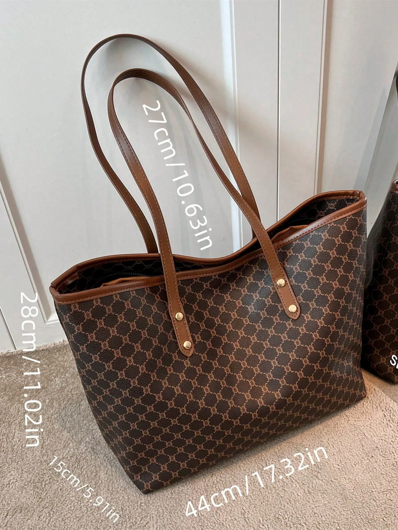 All Over Print Shoulder Tote Bag