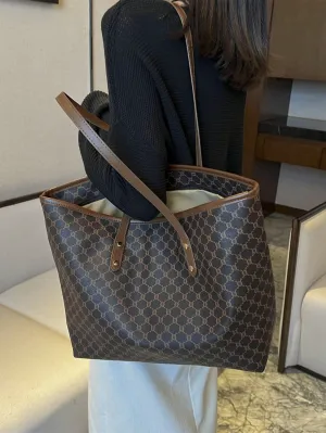 All Over Print Shoulder Tote Bag