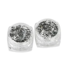 Alloy Silicone Mould Partner Silver/Gold/Champagne/Rose Gold Foil Decoration Foil Flake DIY Resin jewelry 1bag 102516
