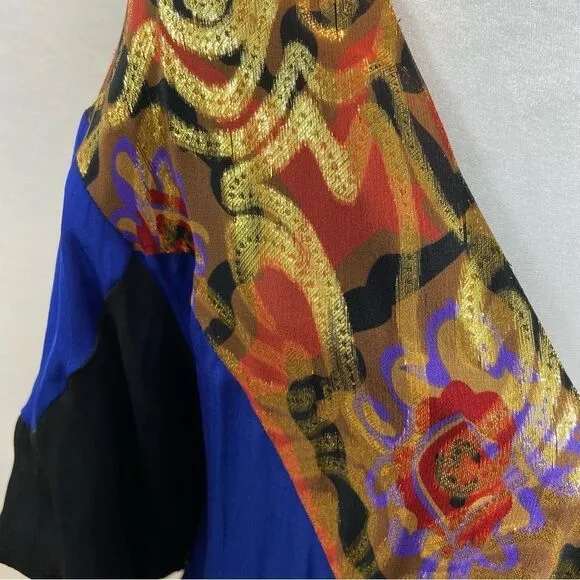 Anthro HD in Paris Camellia Patchwork Dress Size 8