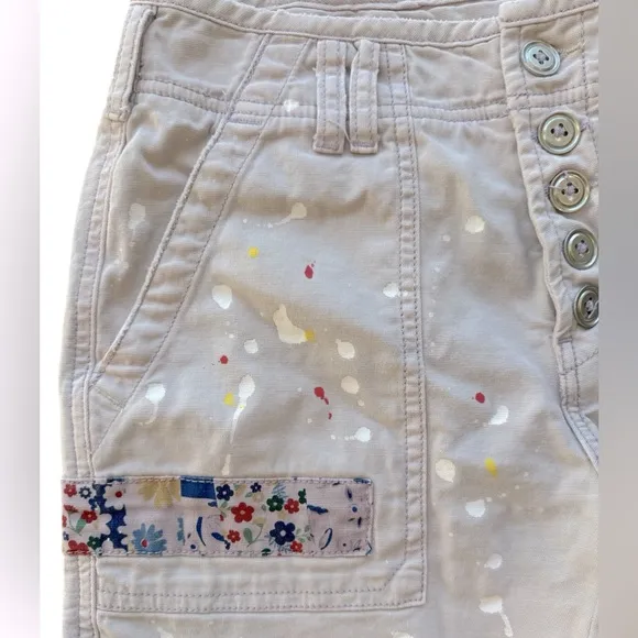 Anthropologie Pilcro The Wanderer Patchwork Shorts