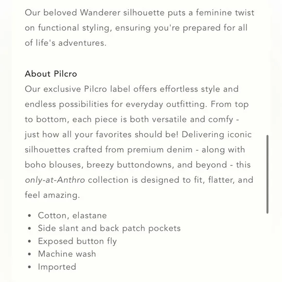Anthropologie Pilcro The Wanderer Patchwork Shorts