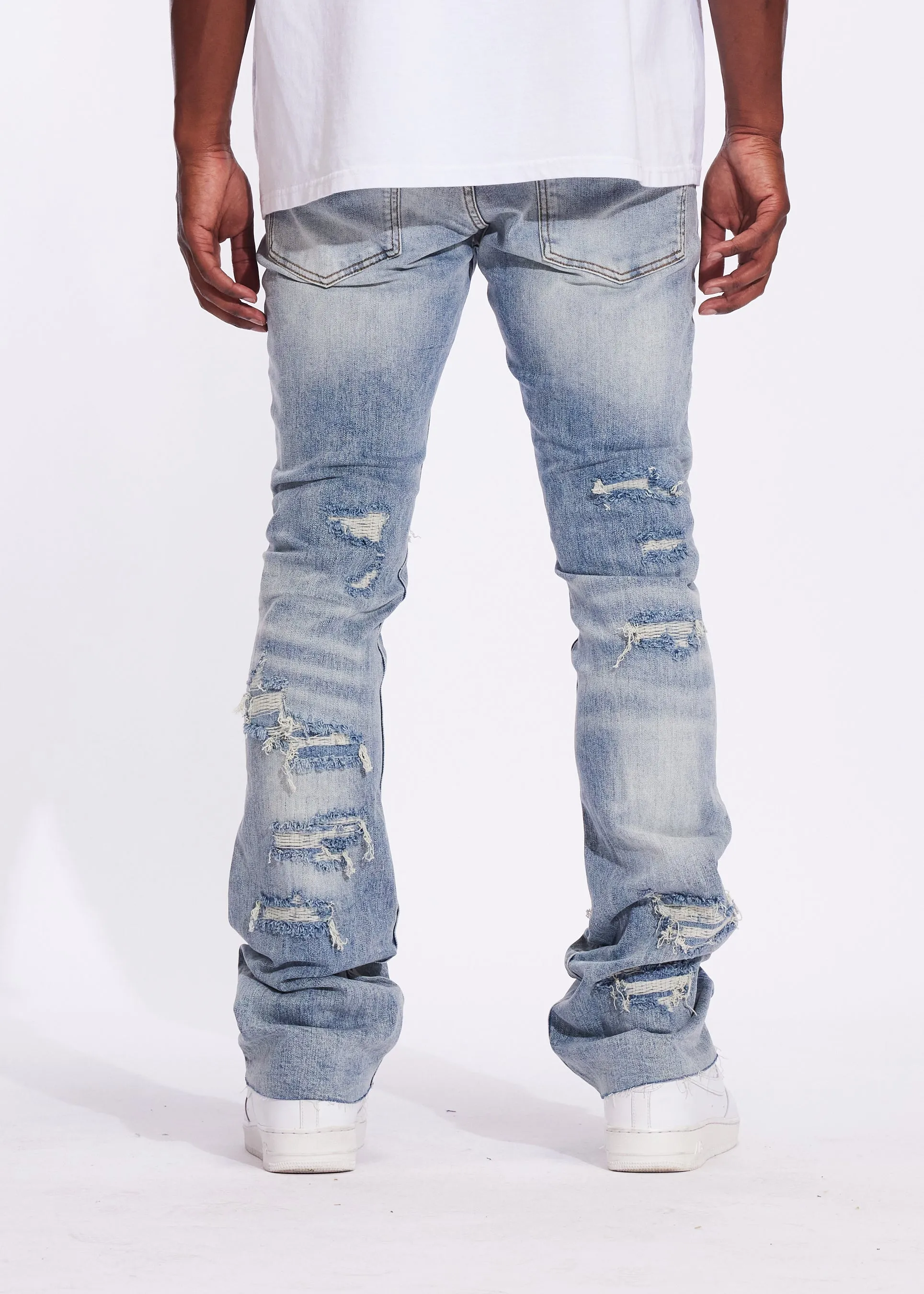 Arch Flare Denim (Light Distressed)