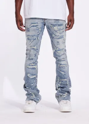 Arch Flare Denim (Light Distressed)