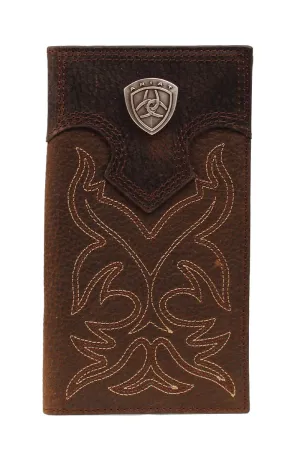 Ariat Boot Stitch Brown Rodeo Wallet