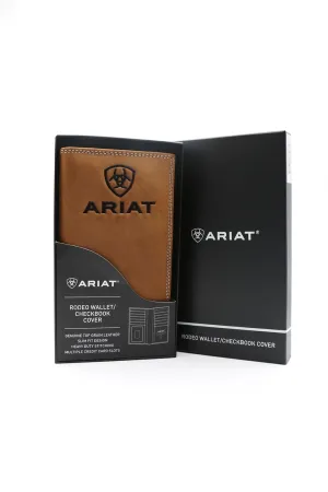 Ariat Rodeo Embroidered Wallet in Brown | A3548044-BROWN
