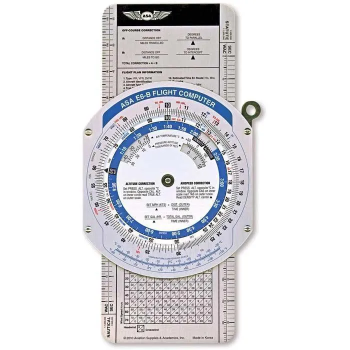 ASA Color E6B – Vibrant, Updated Classic Manual Flight Computer
