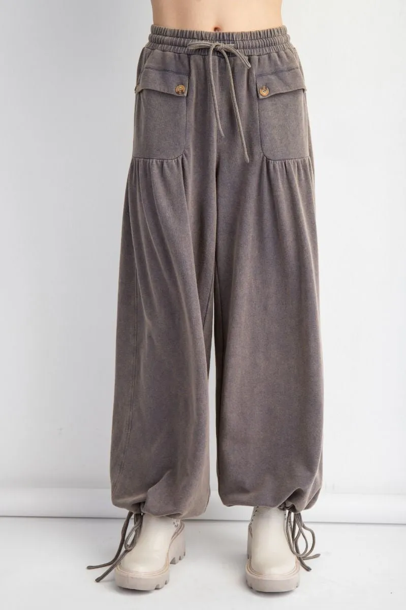 Ash Blue Mineral Washed Jogger