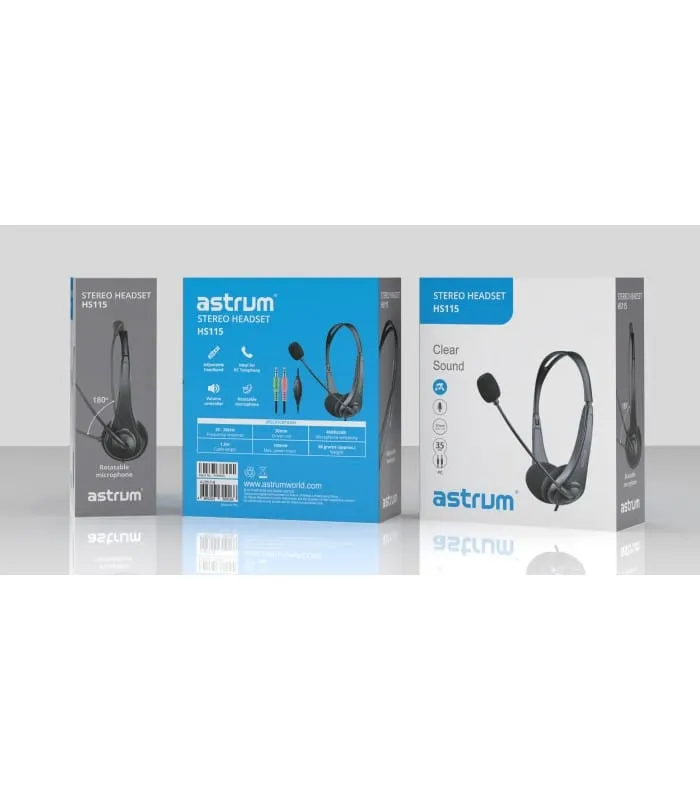 Astrum HS115 Wired Headset With Mic