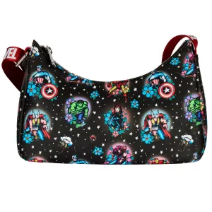 Avengers Floral Tattoo Shoulder Bag