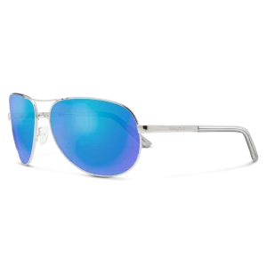 Aviator - Silver   Polarized Blue Mirror Lens