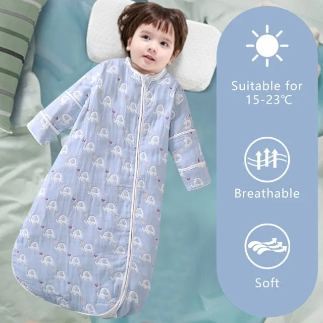Baby Sleeping Bag with Sleeves For Winter