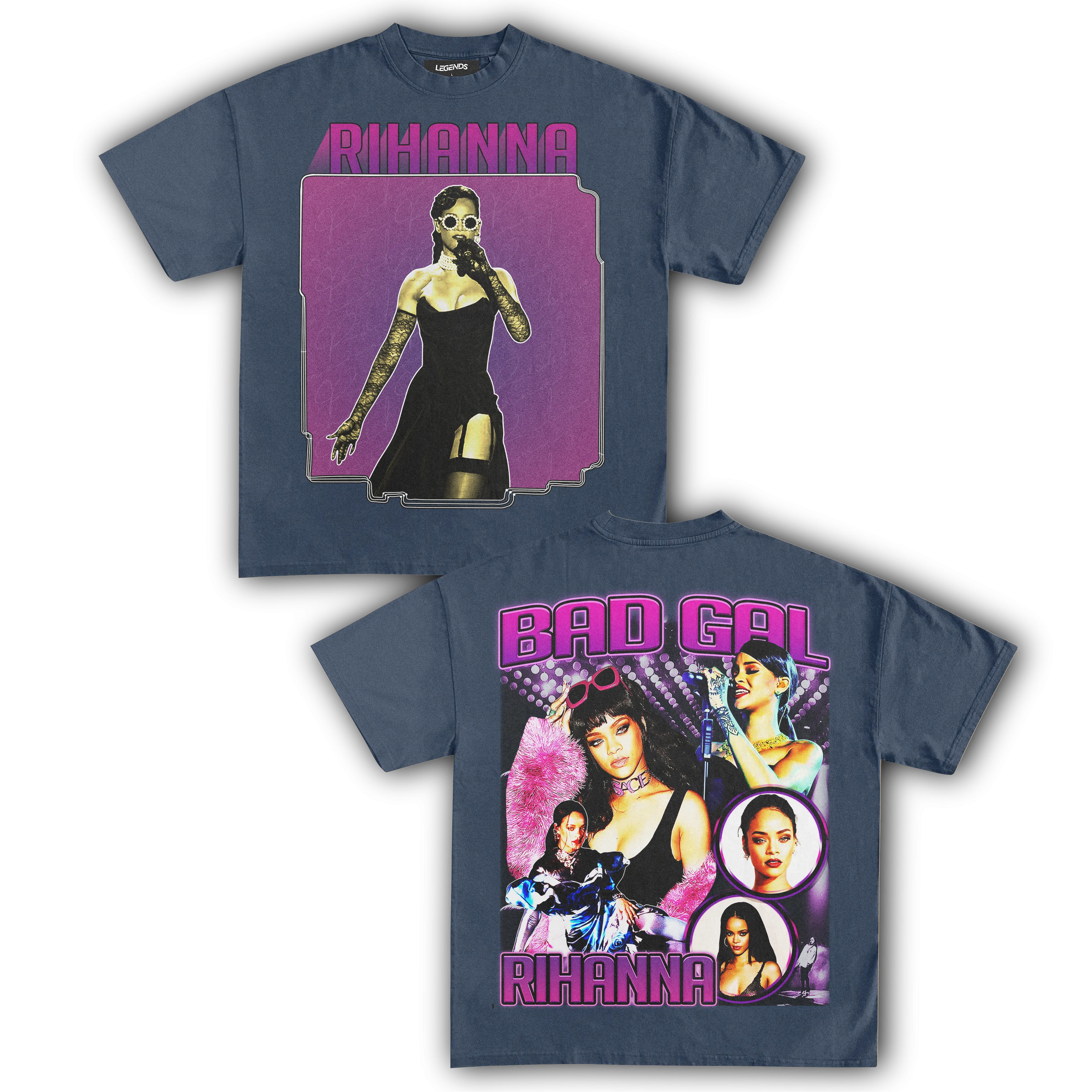 BAD GAL RIHANNA TEE (Double Sided)