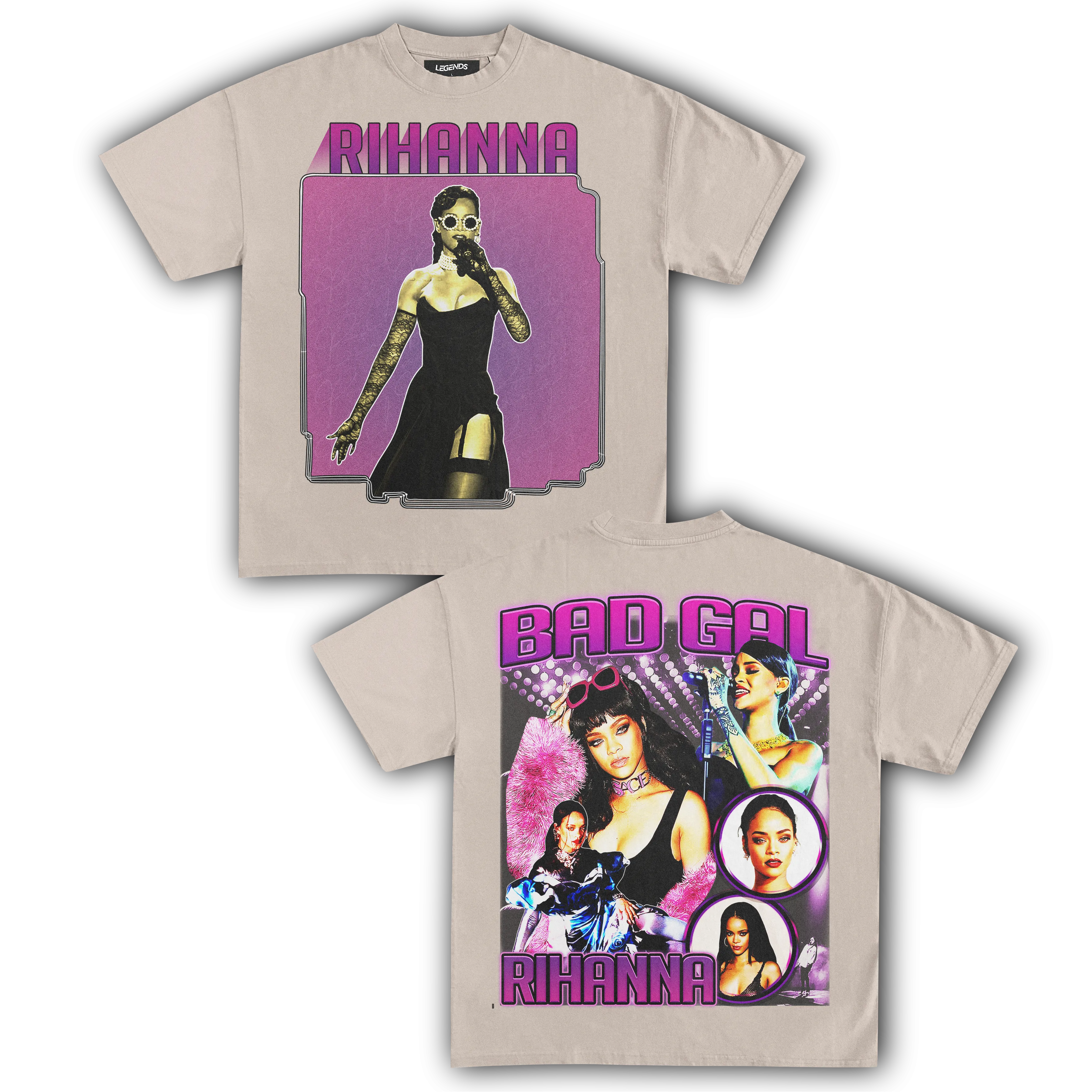 BAD GAL RIHANNA TEE (Double Sided)