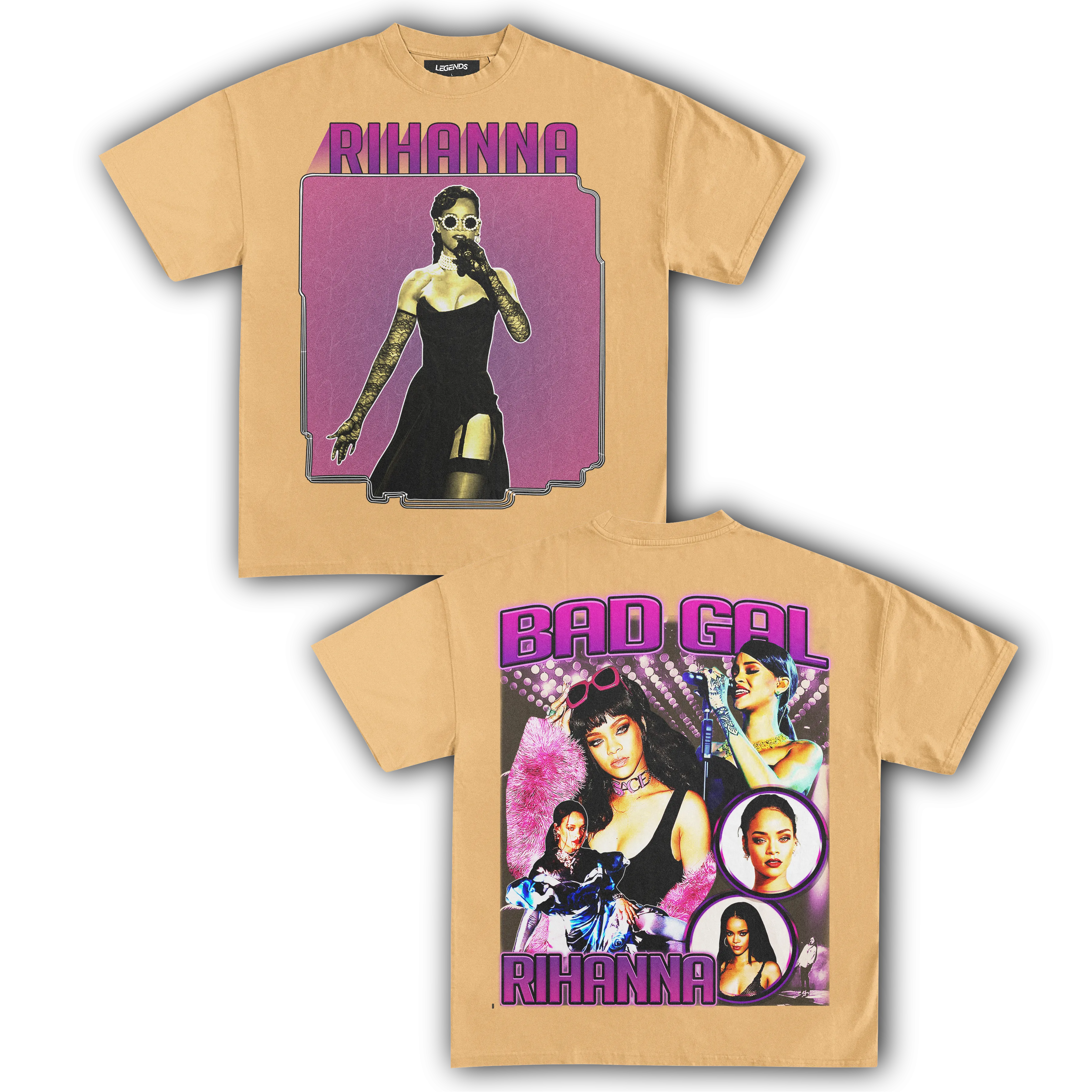 BAD GAL RIHANNA TEE (Double Sided)