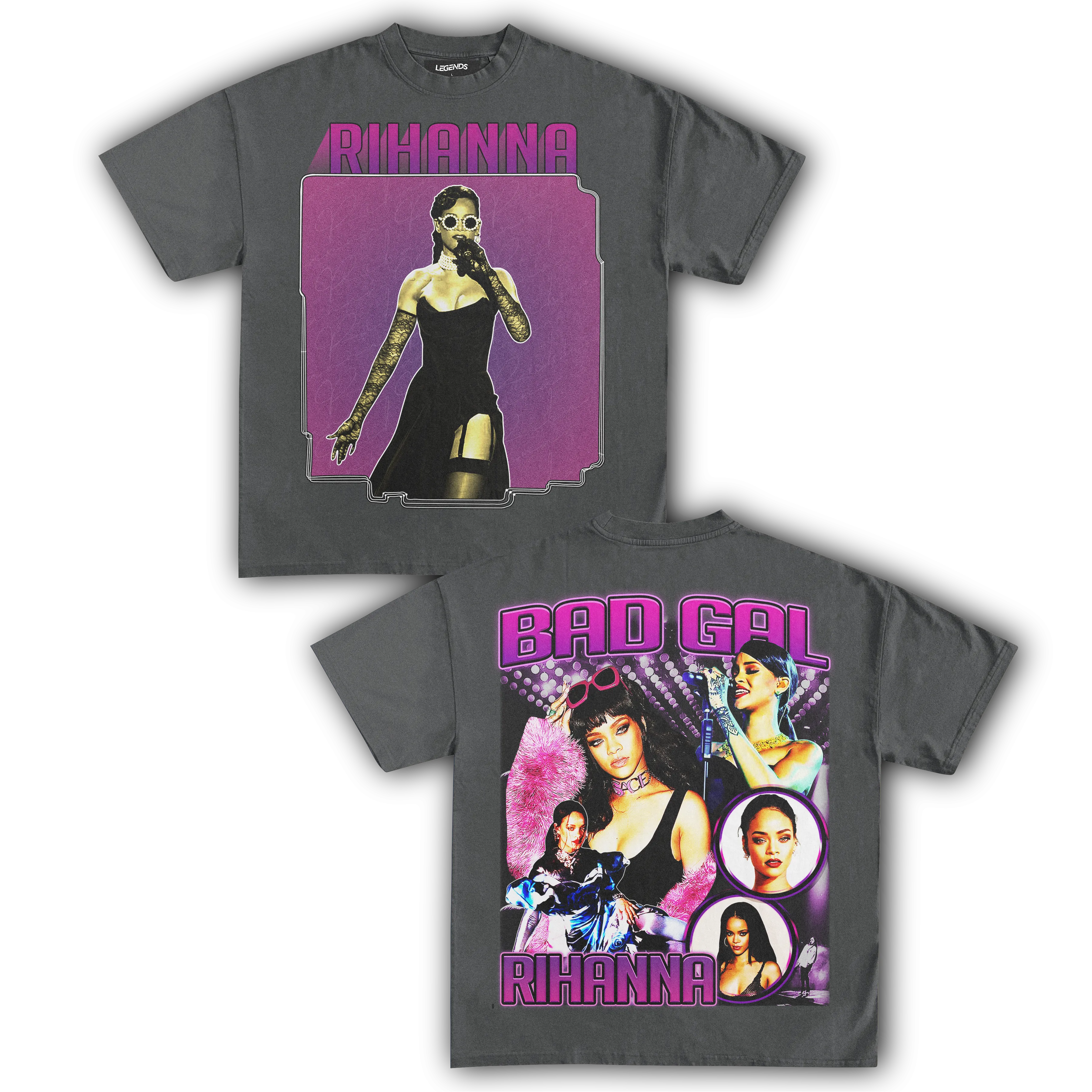 BAD GAL RIHANNA TEE (Double Sided)
