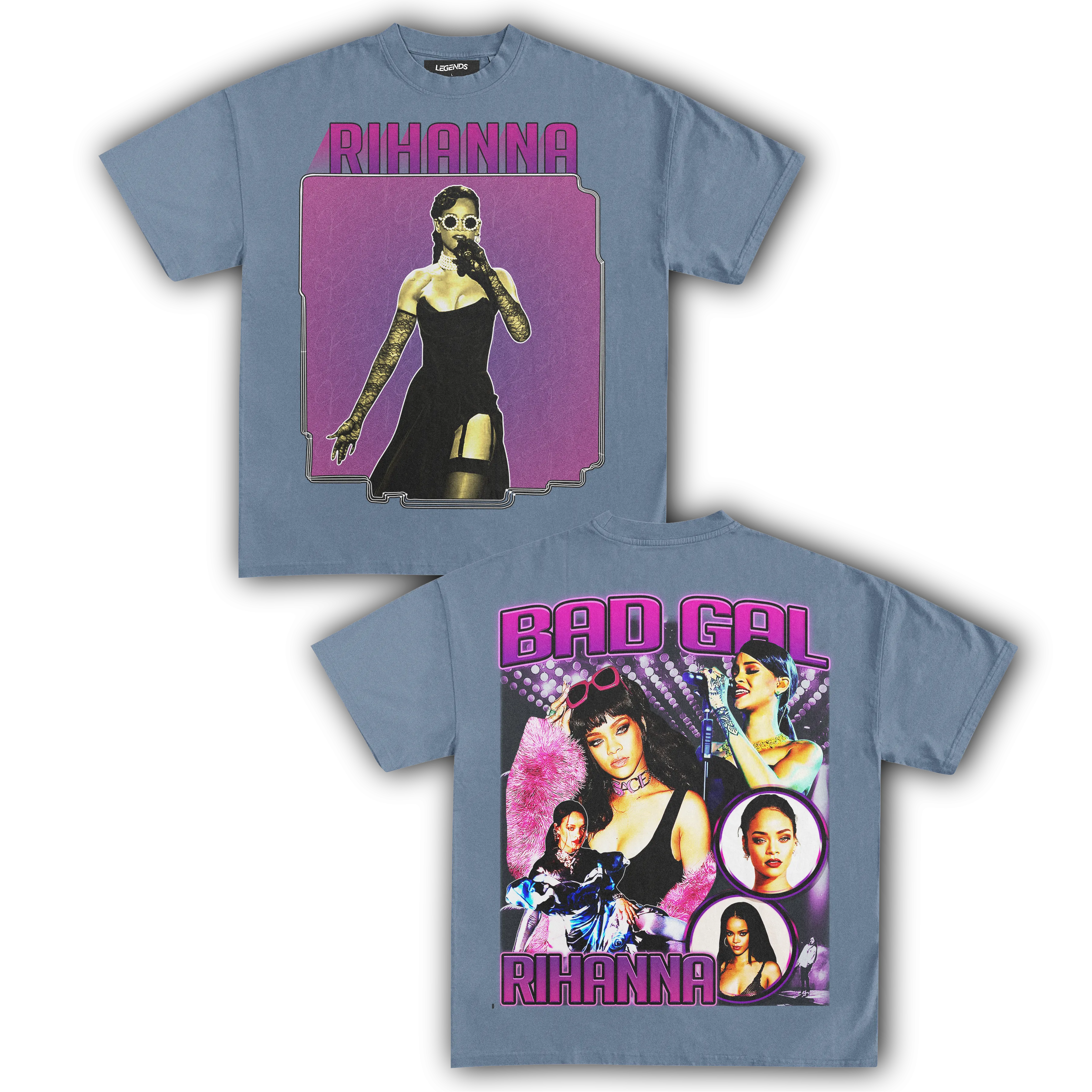BAD GAL RIHANNA TEE (Double Sided)