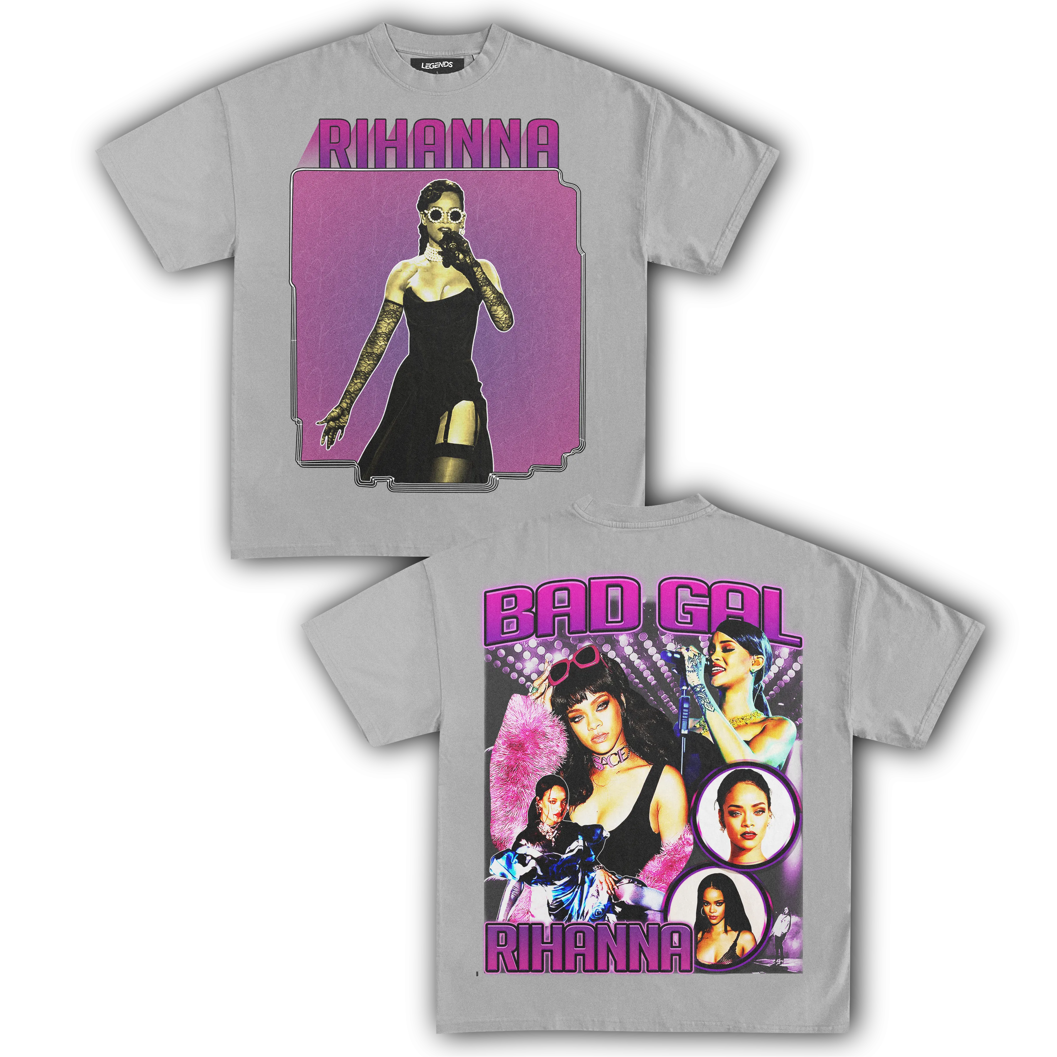 BAD GAL RIHANNA TEE (Double Sided)
