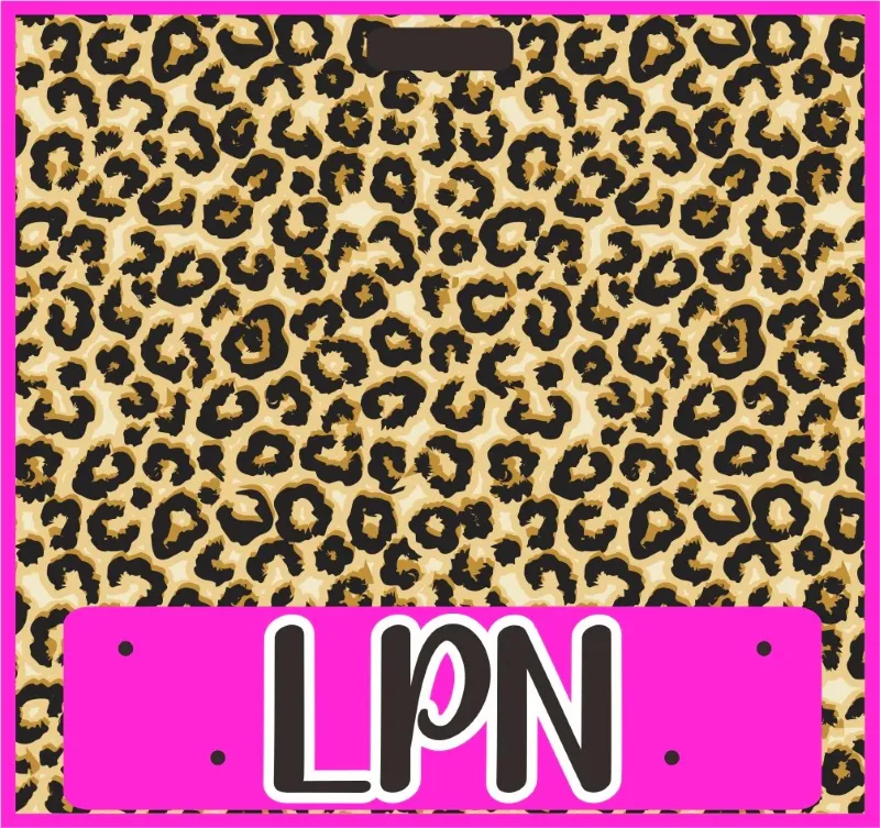 Badge Buddies Horizontal Leopard