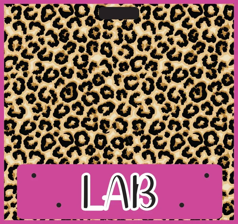 Badge Buddies Horizontal Leopard