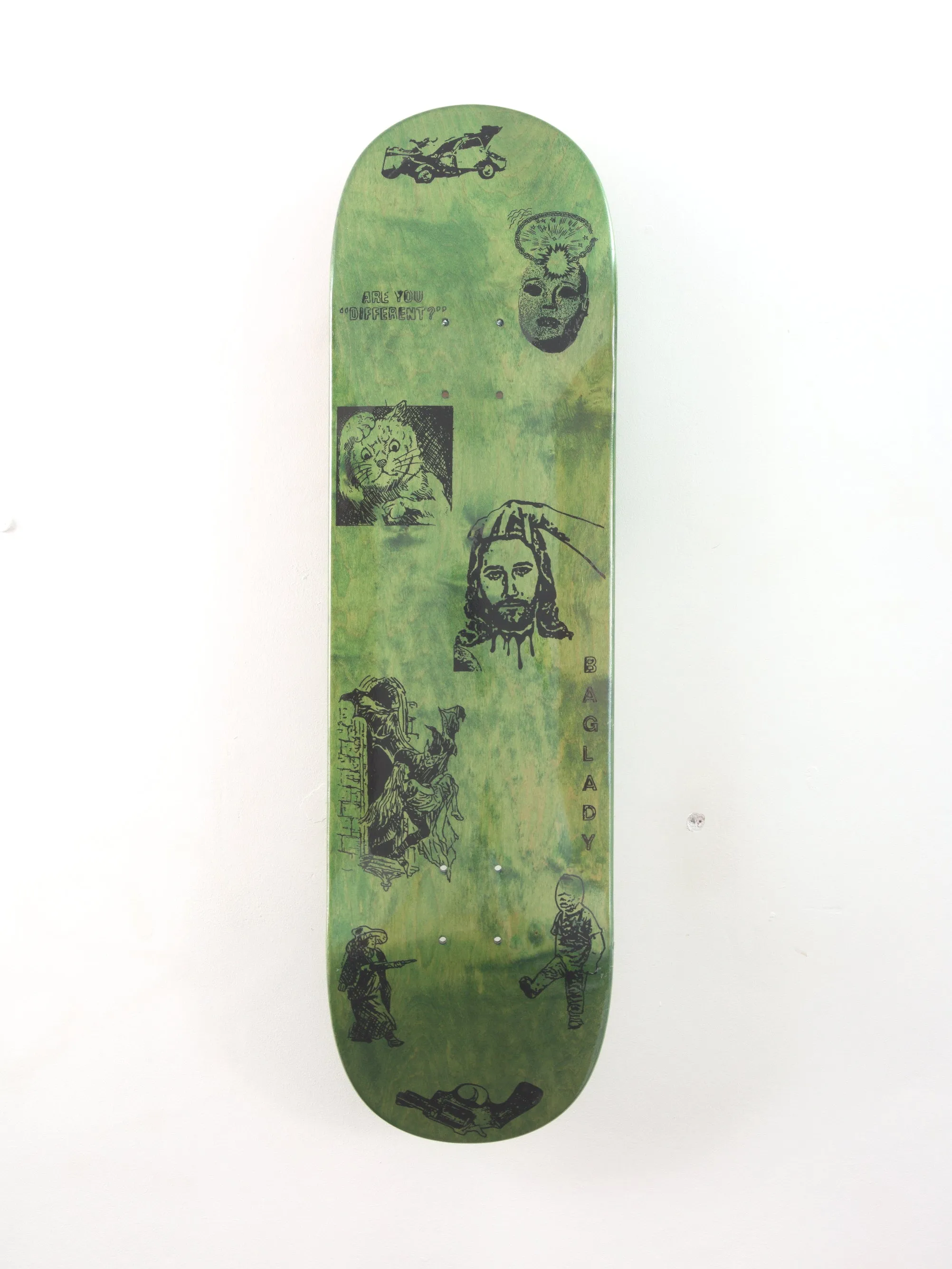 Bag Lady - City of Angels Skateboard Deck - 8.5 x 32 Medium Concave