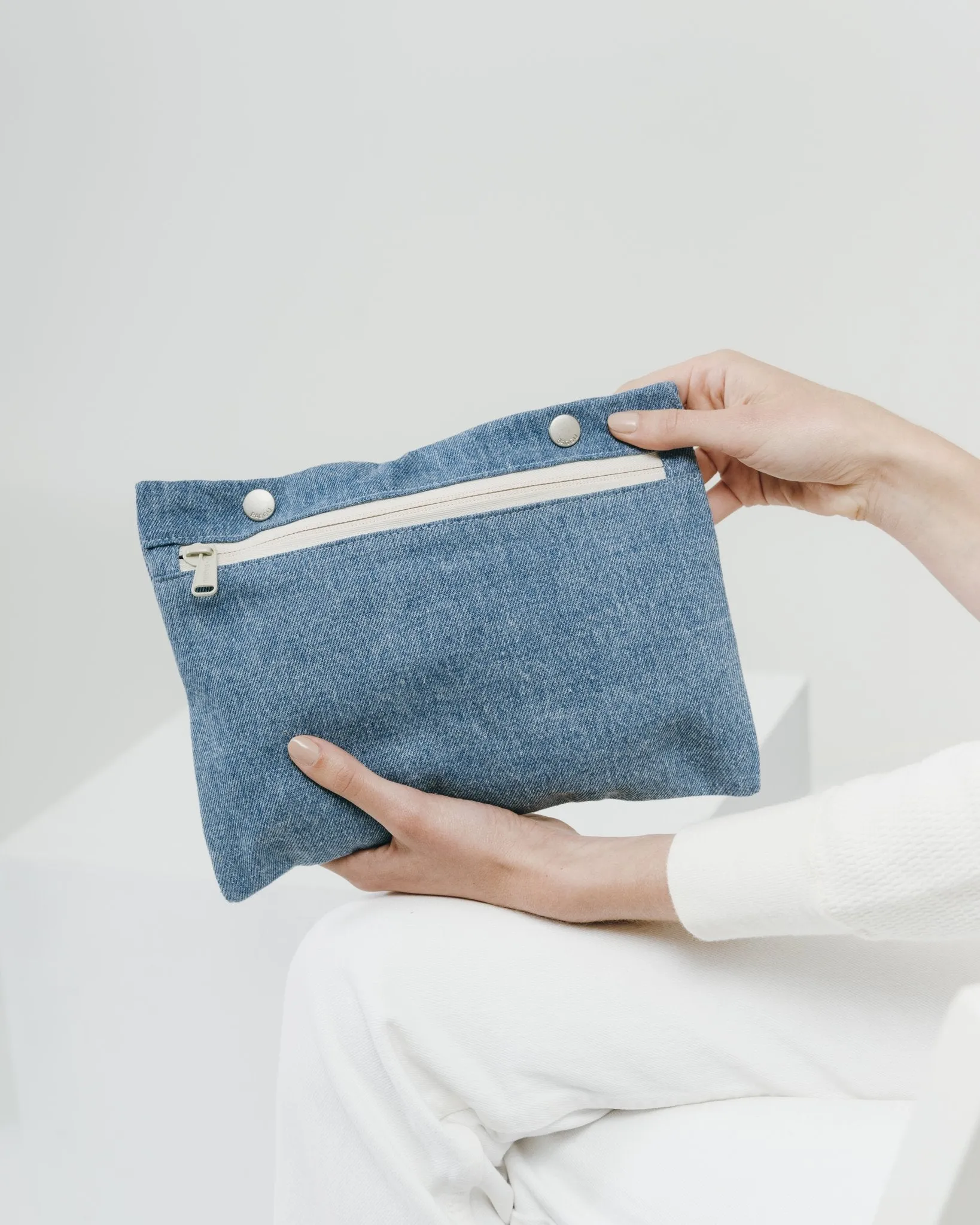 Baggu Safari Bag - Washed Denim