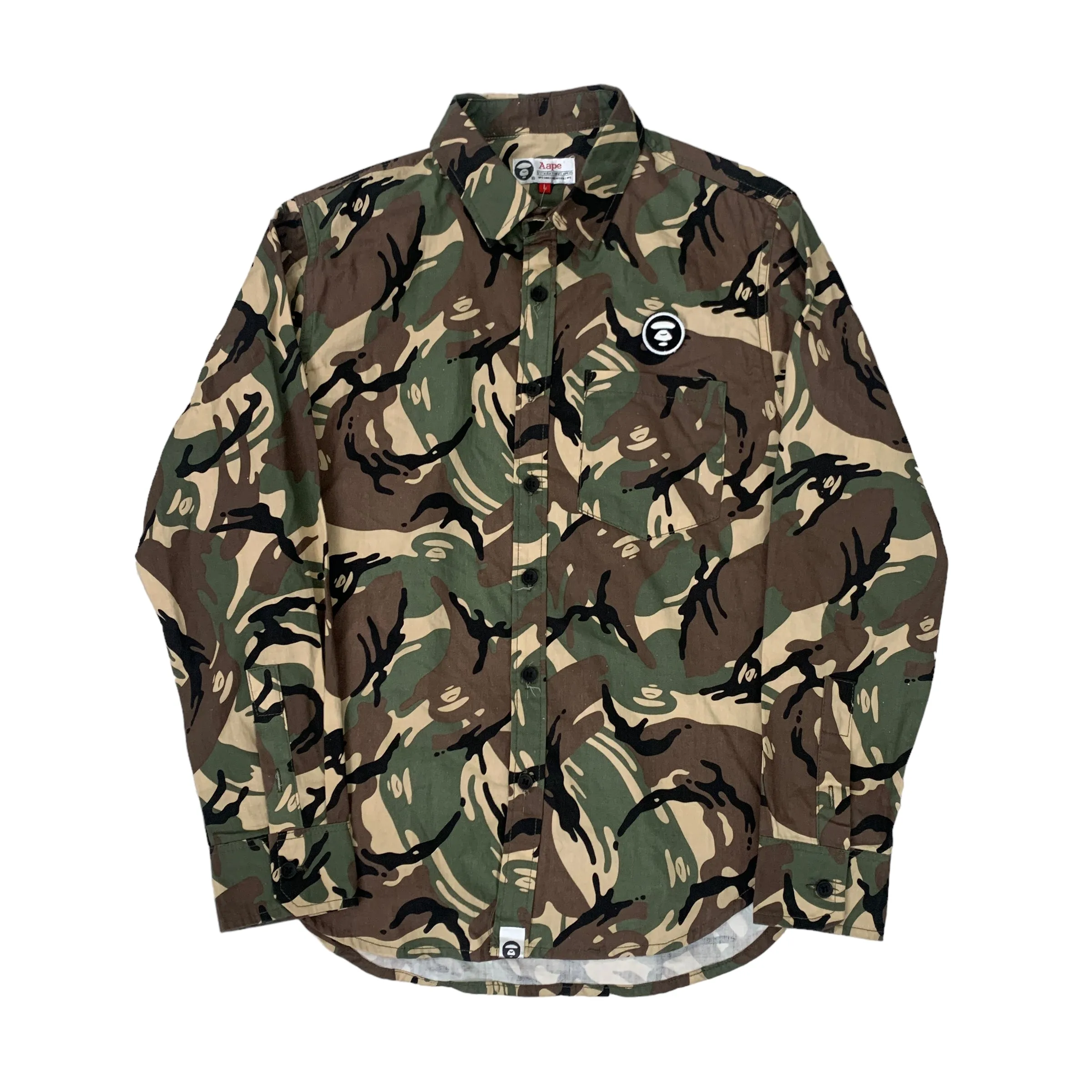 BAPE / A Bathing Ape Aape Shirt / Hemd - L