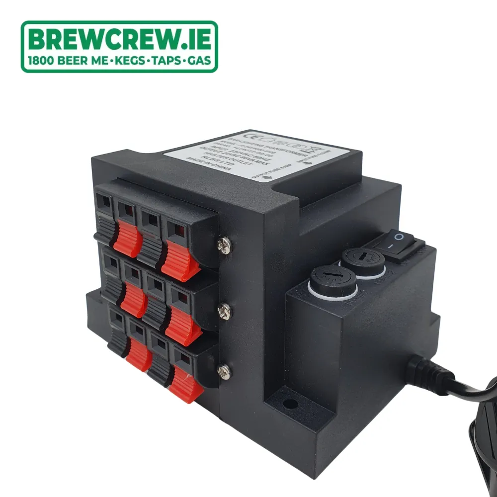 Bar Light Transformer - 6 out 24v 96va