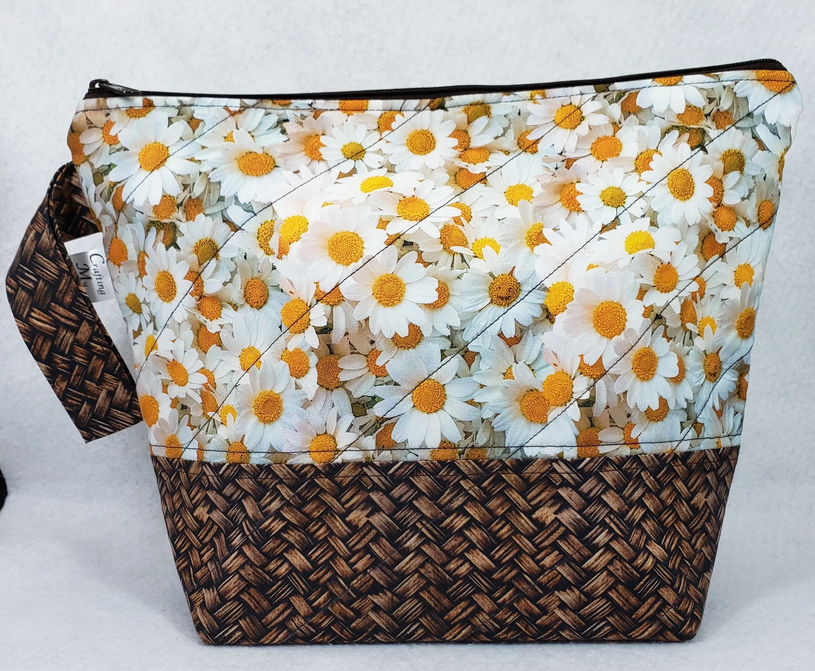 Basket of Daisies - Project Bag - Medium