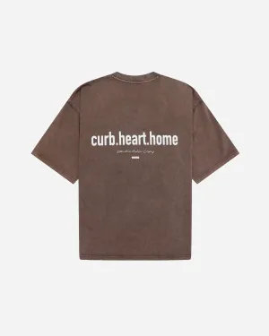 Beam Washed Home Tee - Brown