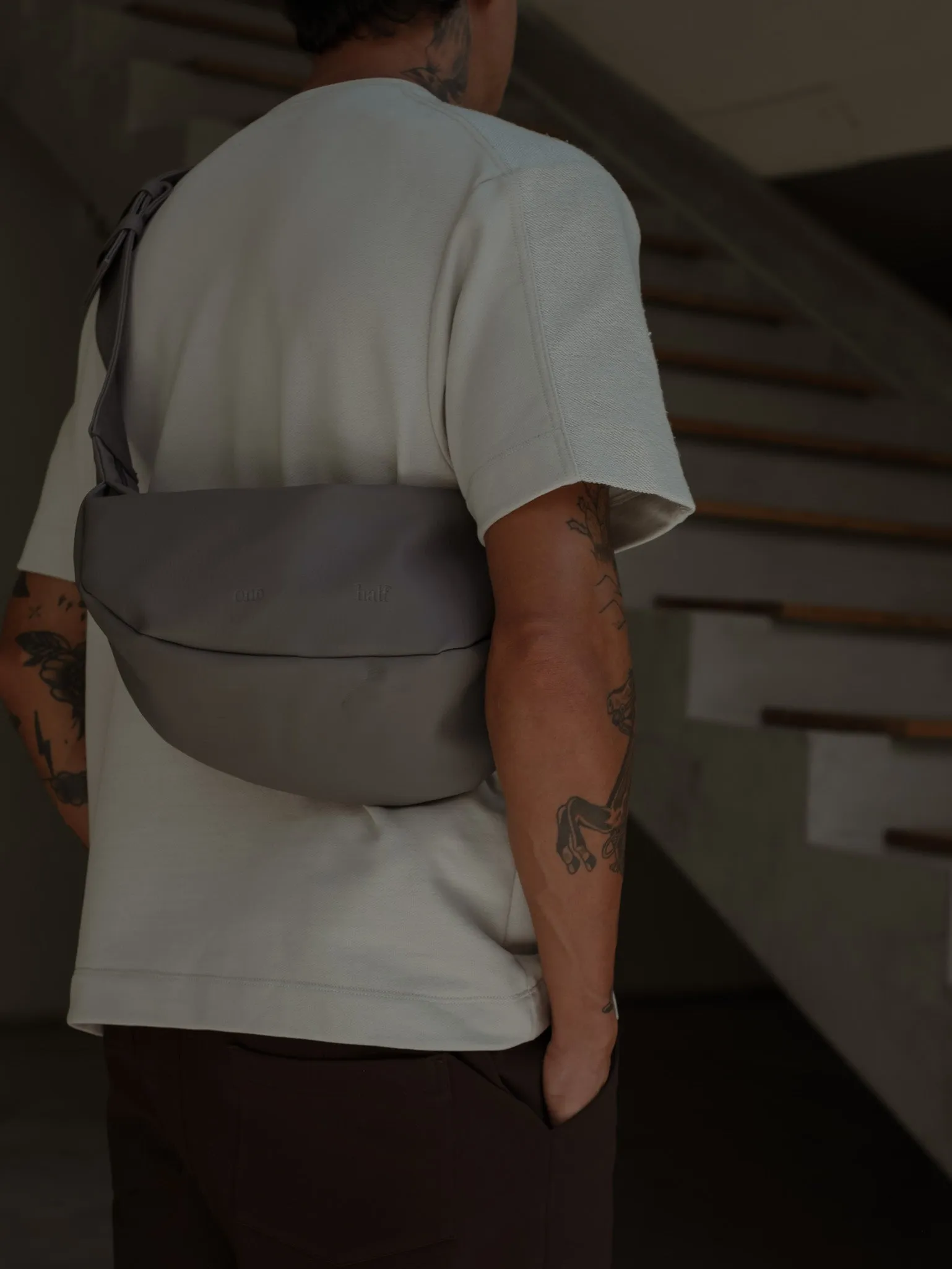 BEAN CROSS BAG  - GRAFITO GRAY