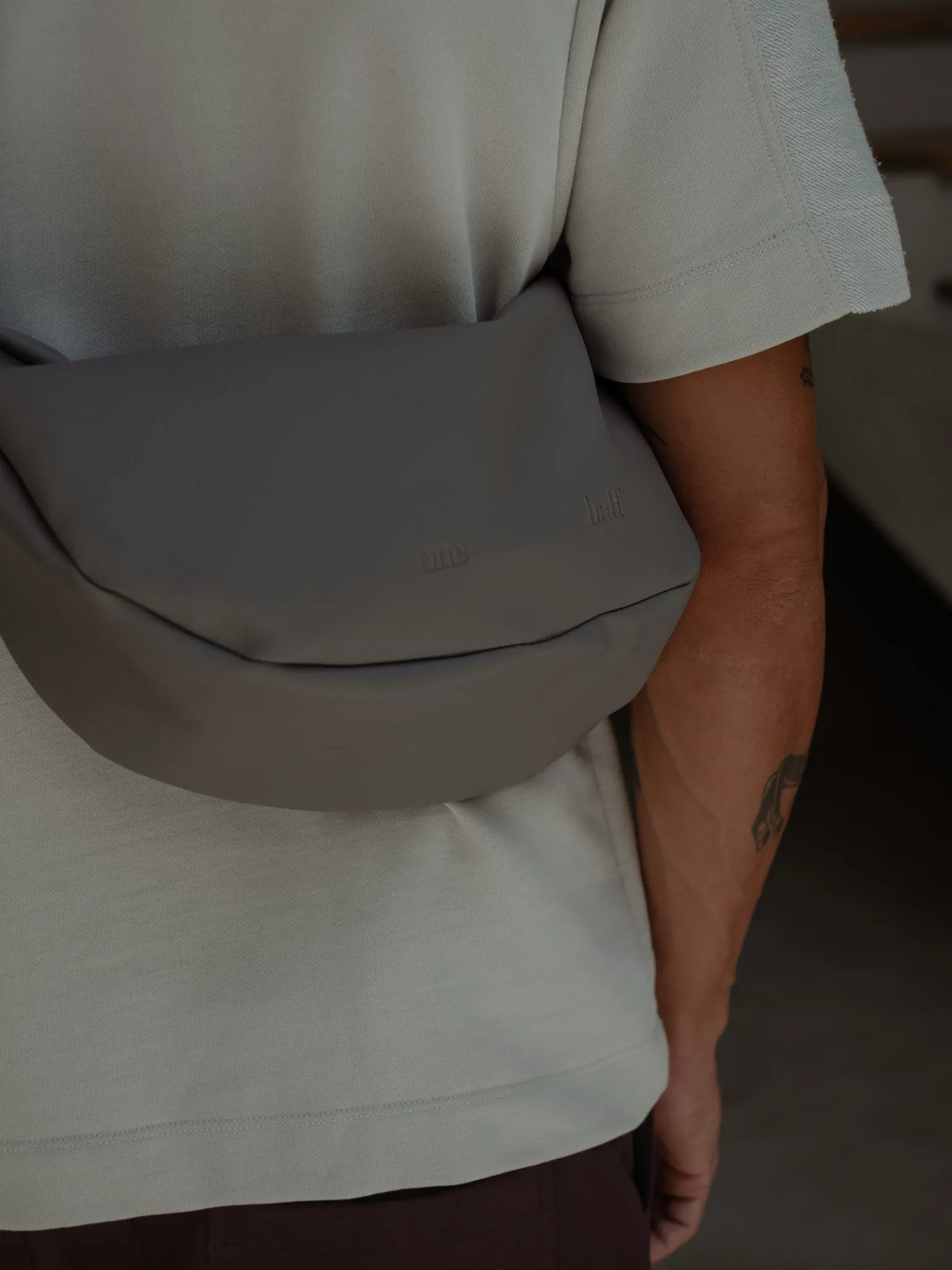 BEAN CROSS BAG  - GRAFITO GRAY