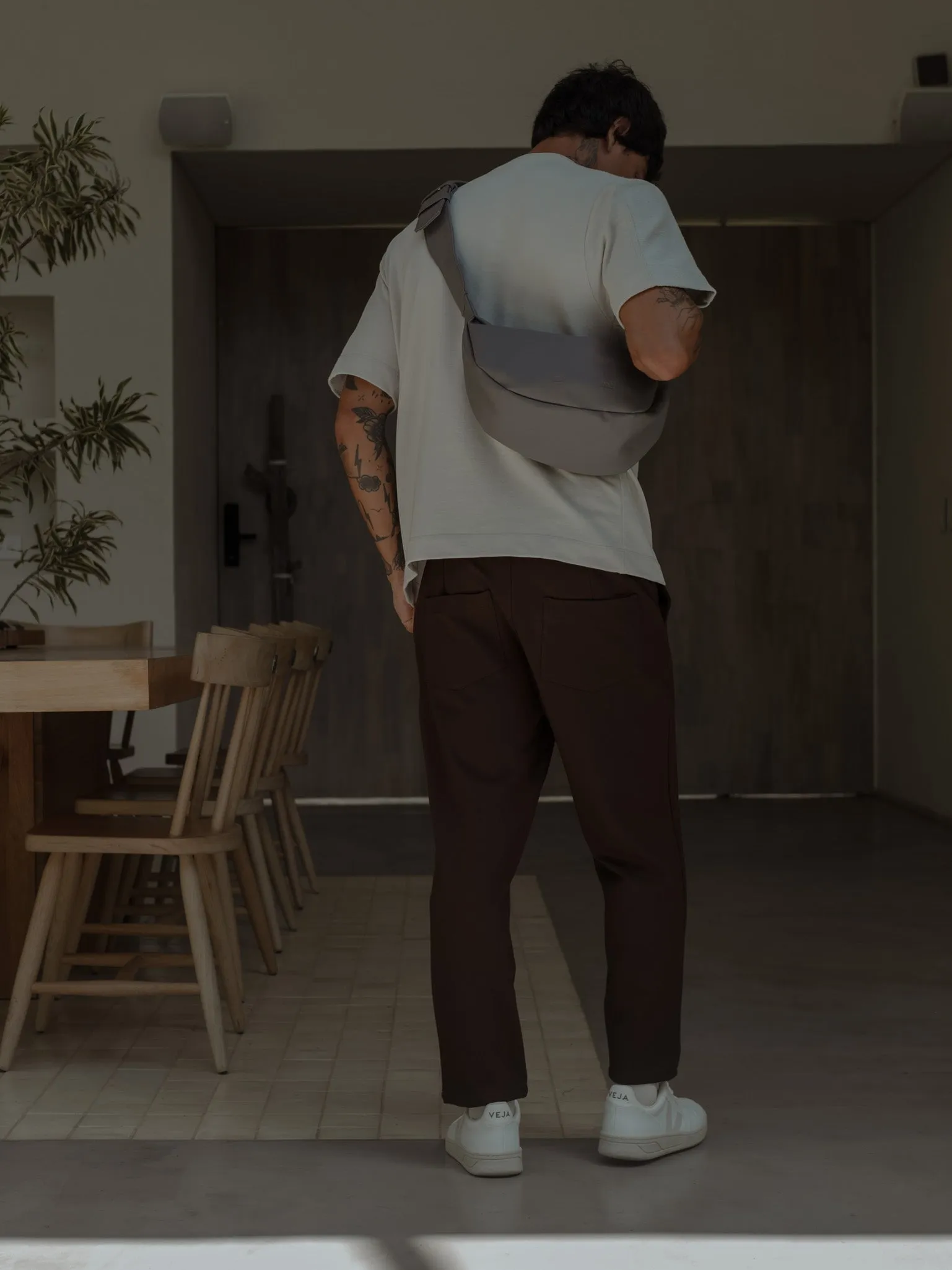 BEAN CROSS BAG  - GRAFITO GRAY