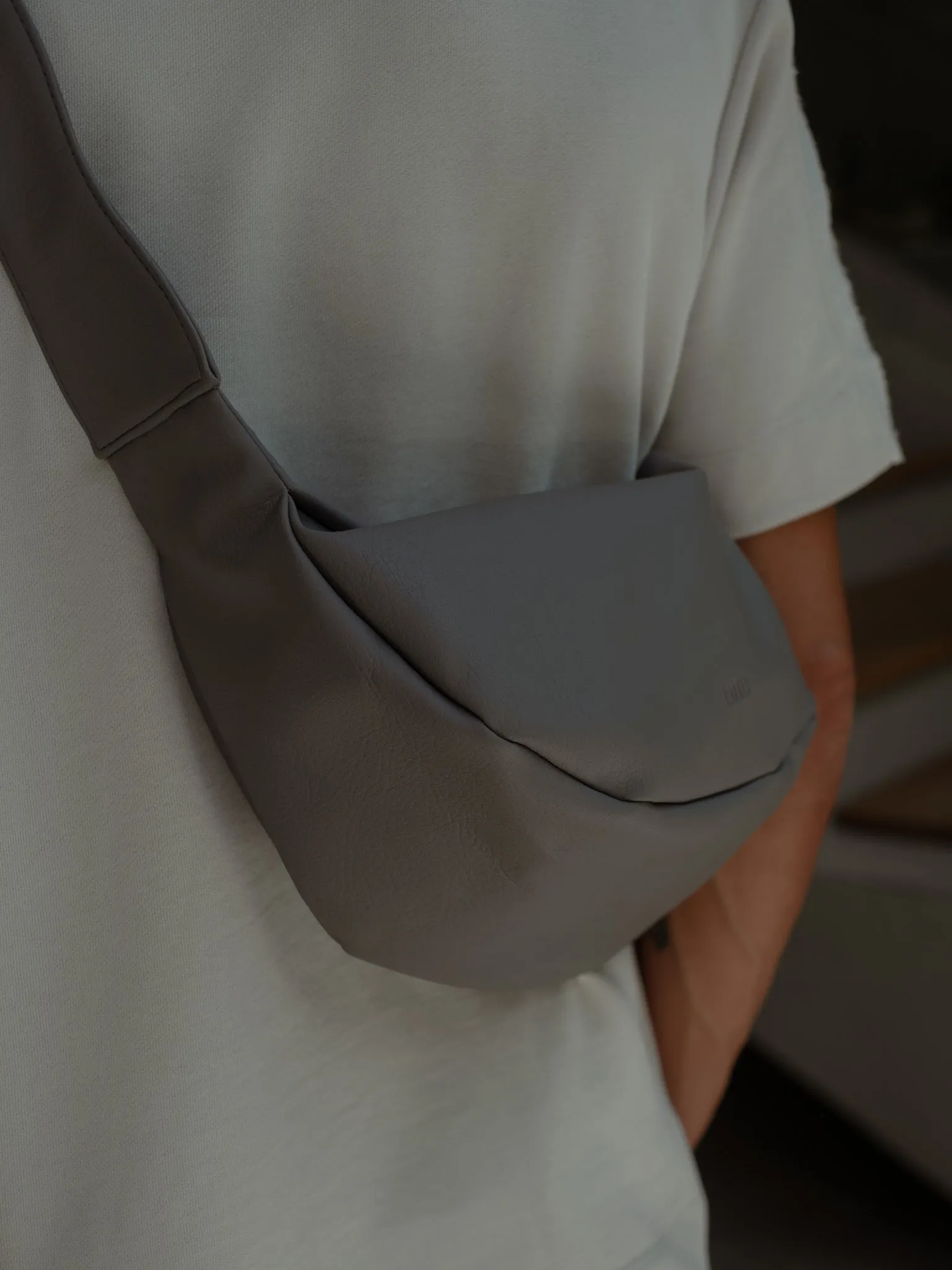 BEAN CROSS BAG  - GRAFITO GRAY