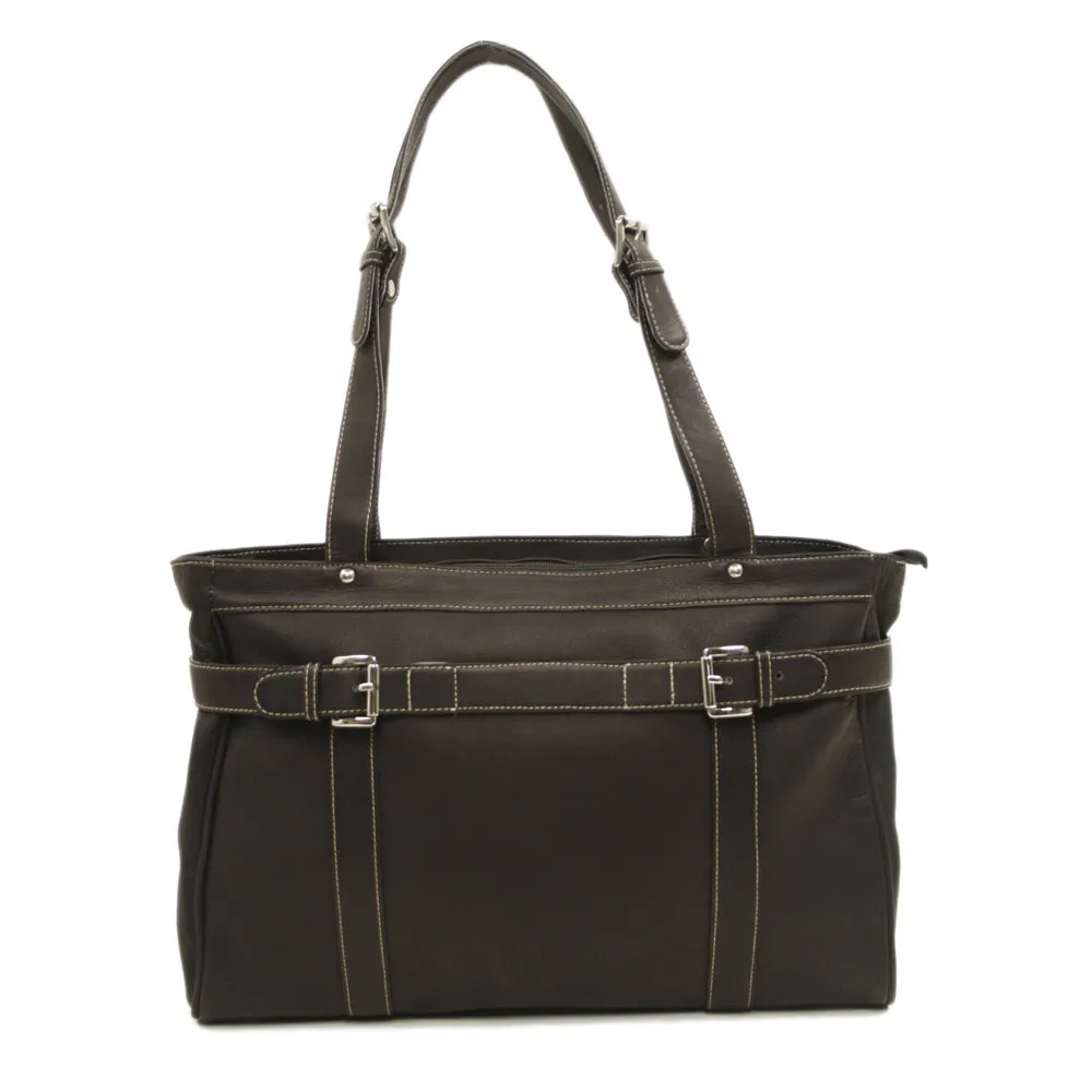 BELTED COMPUTER TOTE
