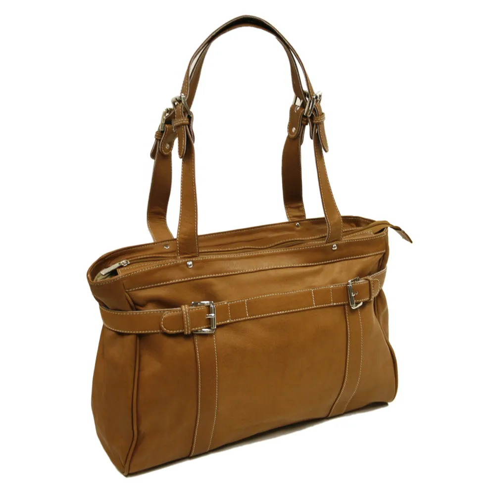 BELTED COMPUTER TOTE