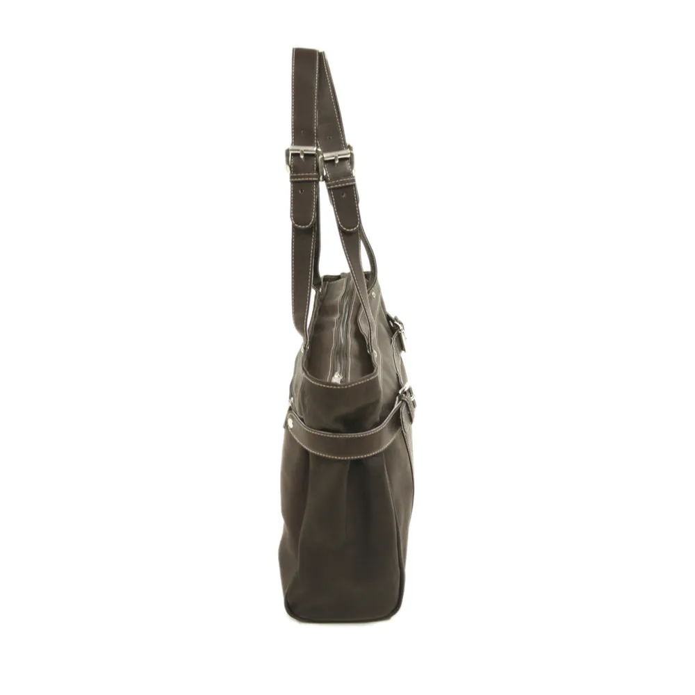 BELTED COMPUTER TOTE