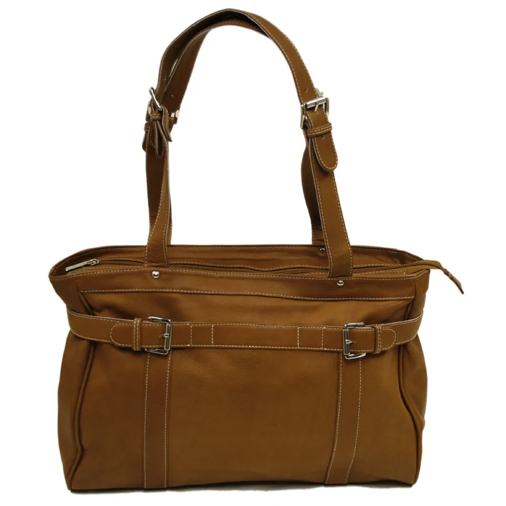BELTED COMPUTER TOTE