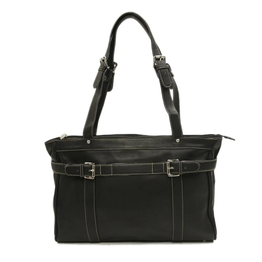 BELTED COMPUTER TOTE