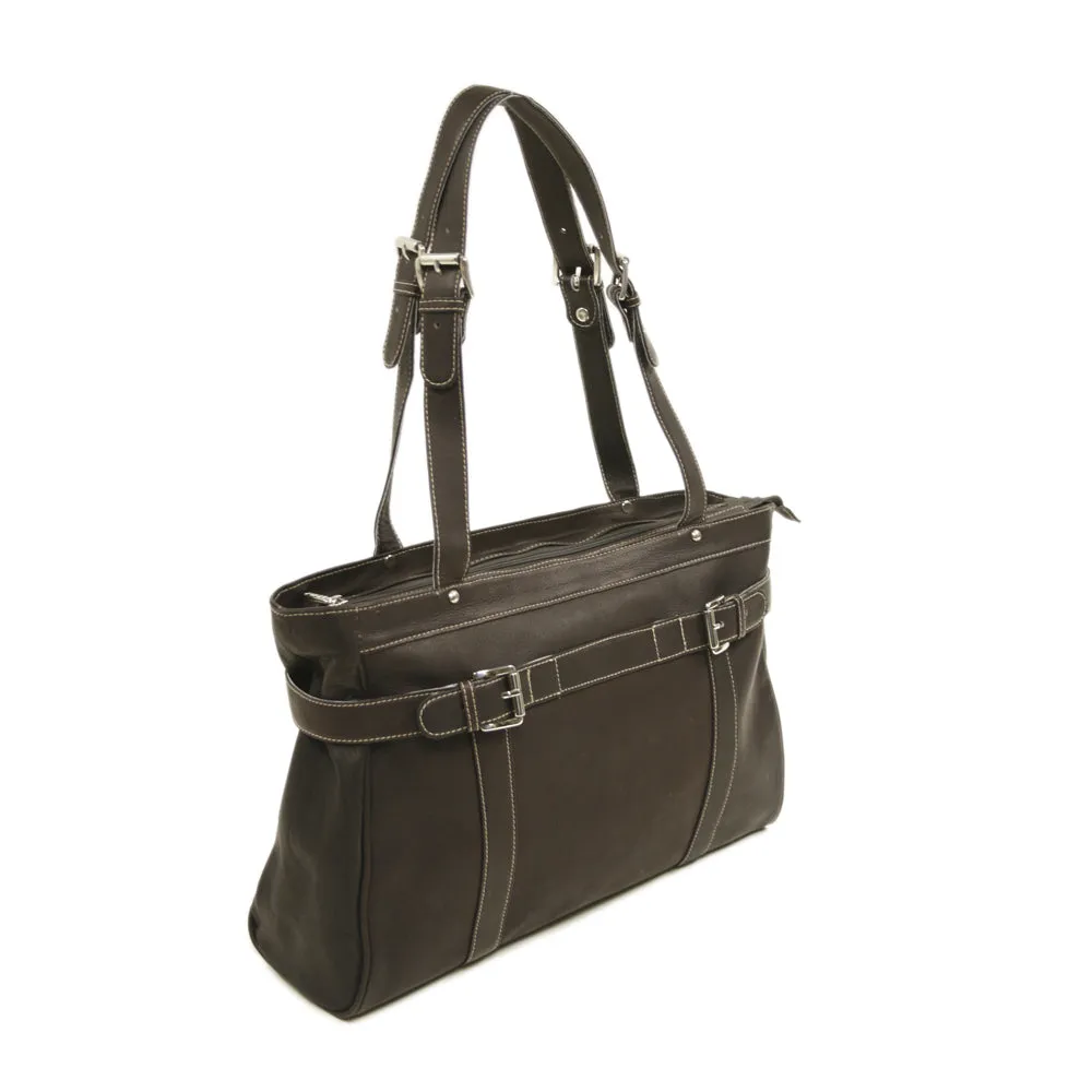 BELTED COMPUTER TOTE