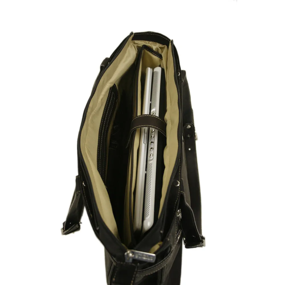 BELTED COMPUTER TOTE