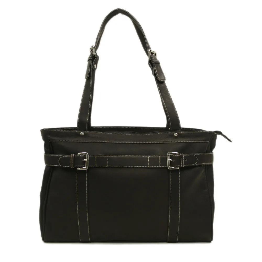 BELTED COMPUTER TOTE