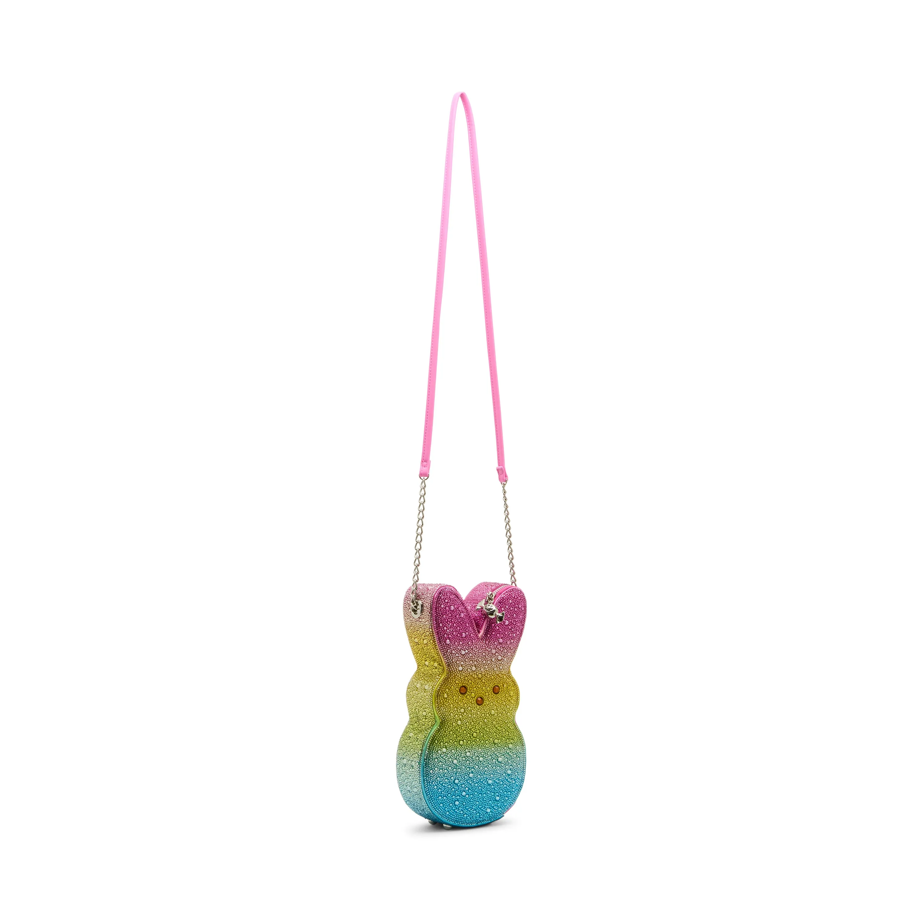 Betsey Johnson x Peeps® Kitsch Rhinestone Bunny Crossbody Bag Rainbow