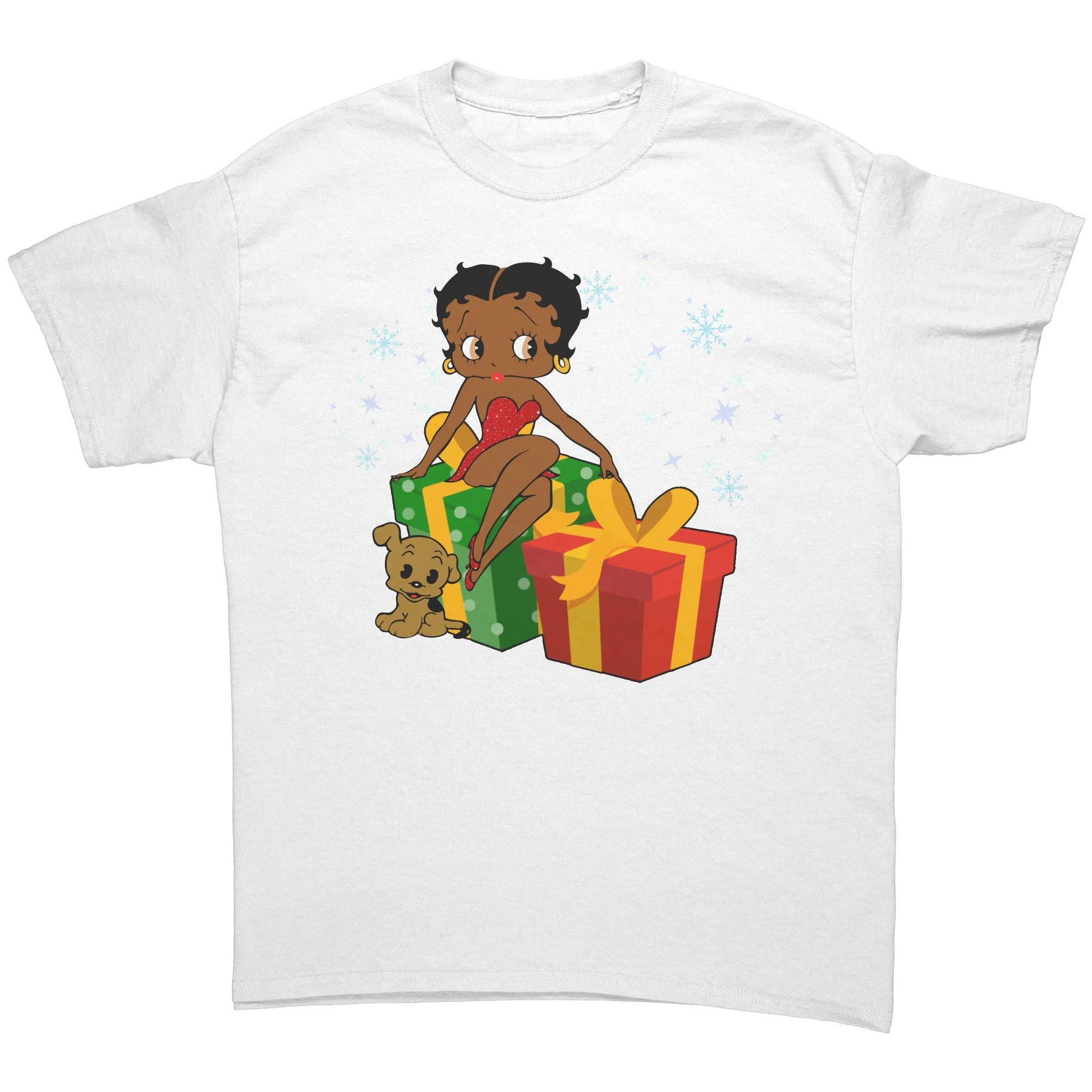 Betty Boop Christmas Shirt, Feeling Jolly Holiday Shirt, Betty Boop Shirt, Graphic Tee, Christmas Gift for Her, Betty Boop Womens Shirt