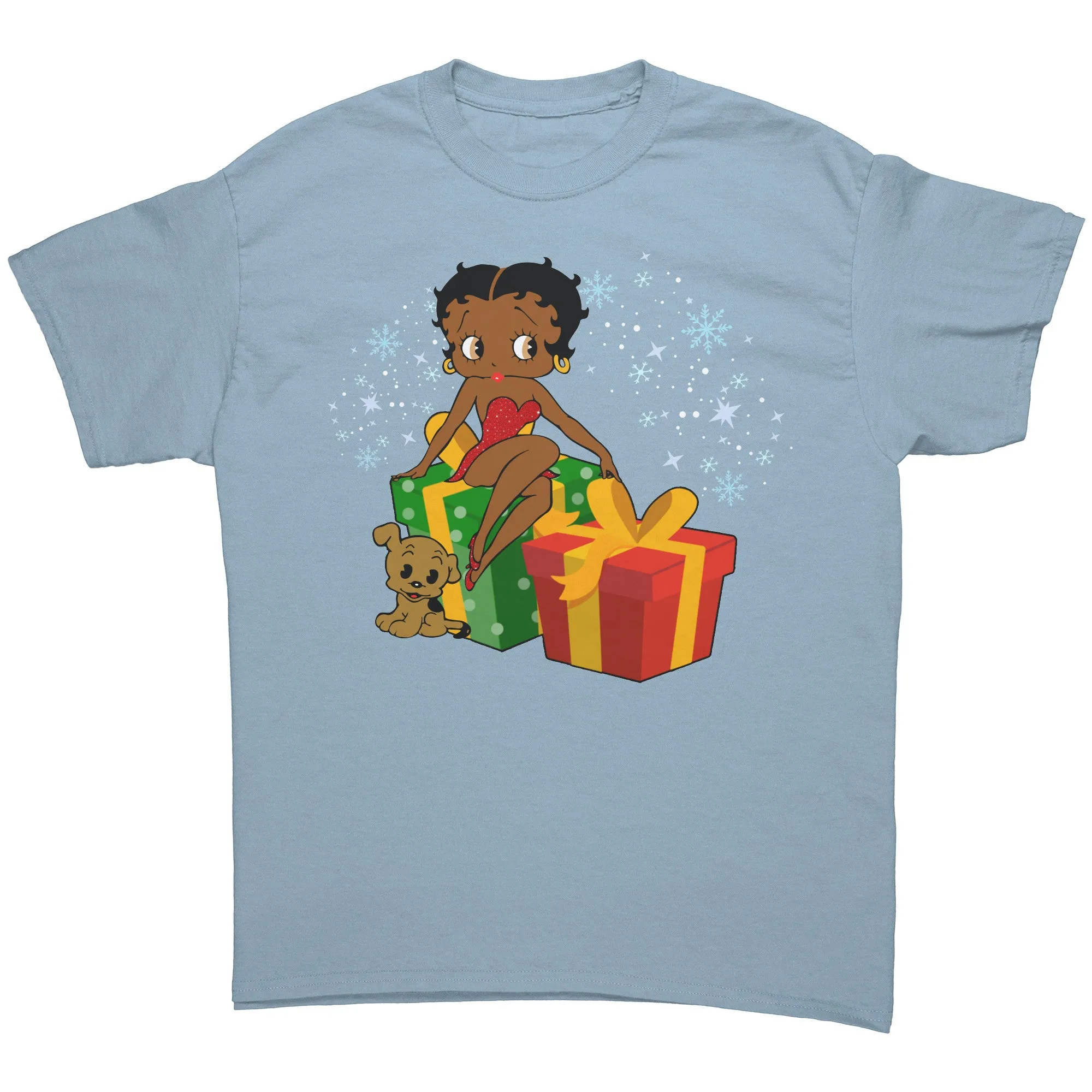 Betty Boop Christmas Shirt, Feeling Jolly Holiday Shirt, Betty Boop Shirt, Graphic Tee, Christmas Gift for Her, Betty Boop Womens Shirt