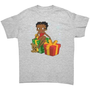 Betty Boop Christmas Shirt, Feeling Jolly Holiday Shirt, Betty Boop Shirt, Graphic Tee, Christmas Gift for Her, Betty Boop Womens Shirt