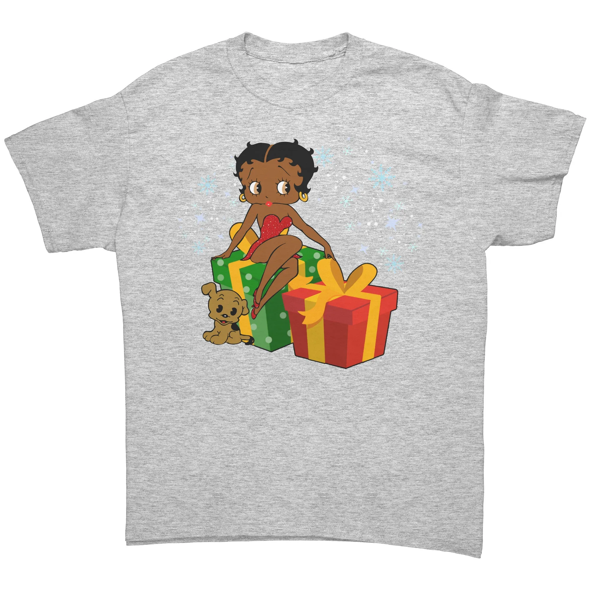 Betty Boop Christmas Shirt, Feeling Jolly Holiday Shirt, Betty Boop Shirt, Graphic Tee, Christmas Gift for Her, Betty Boop Womens Shirt