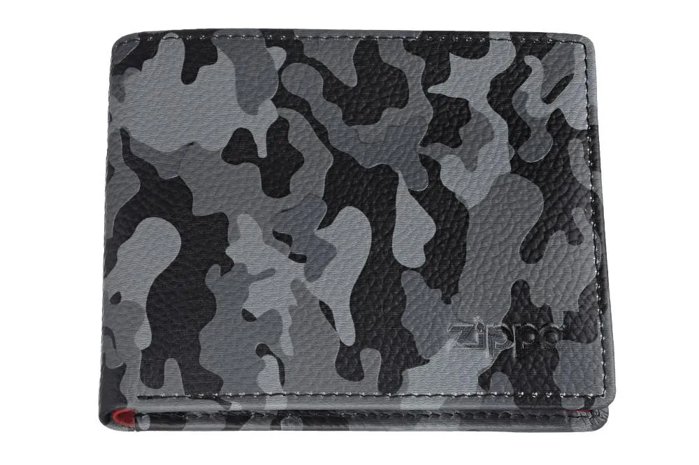 Bi-Fold Wallet Camo Grey