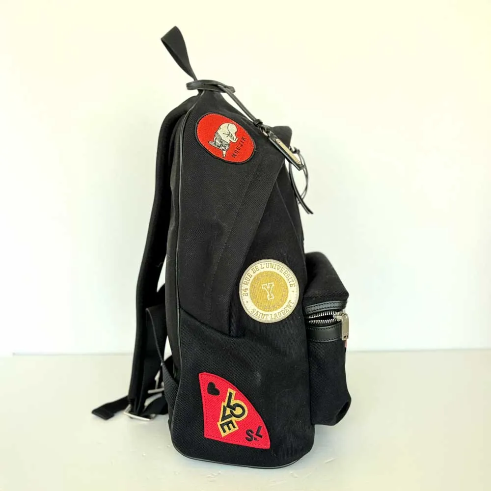 Black Canvas City Backpack