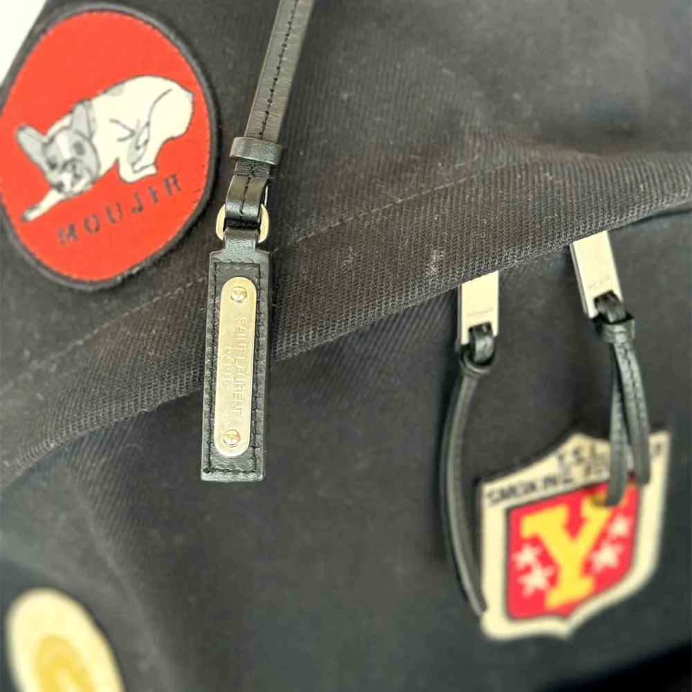 Black Canvas City Backpack